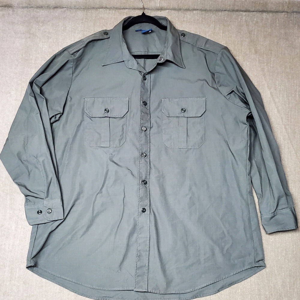 Propper Mens Tactical Ripstop Button Down Shirt Olive Green F5302 Size XL